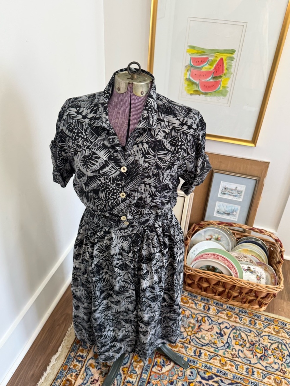 Vtg 90s butter soft cool for summer rayon butter mom beach vibes. Sz 10.